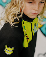 BAND OF BOYS | Charcoal Monster Quarter-Zip Crew