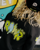 BAND OF BOYS | Charcoal Monster Quarter-Zip Crew