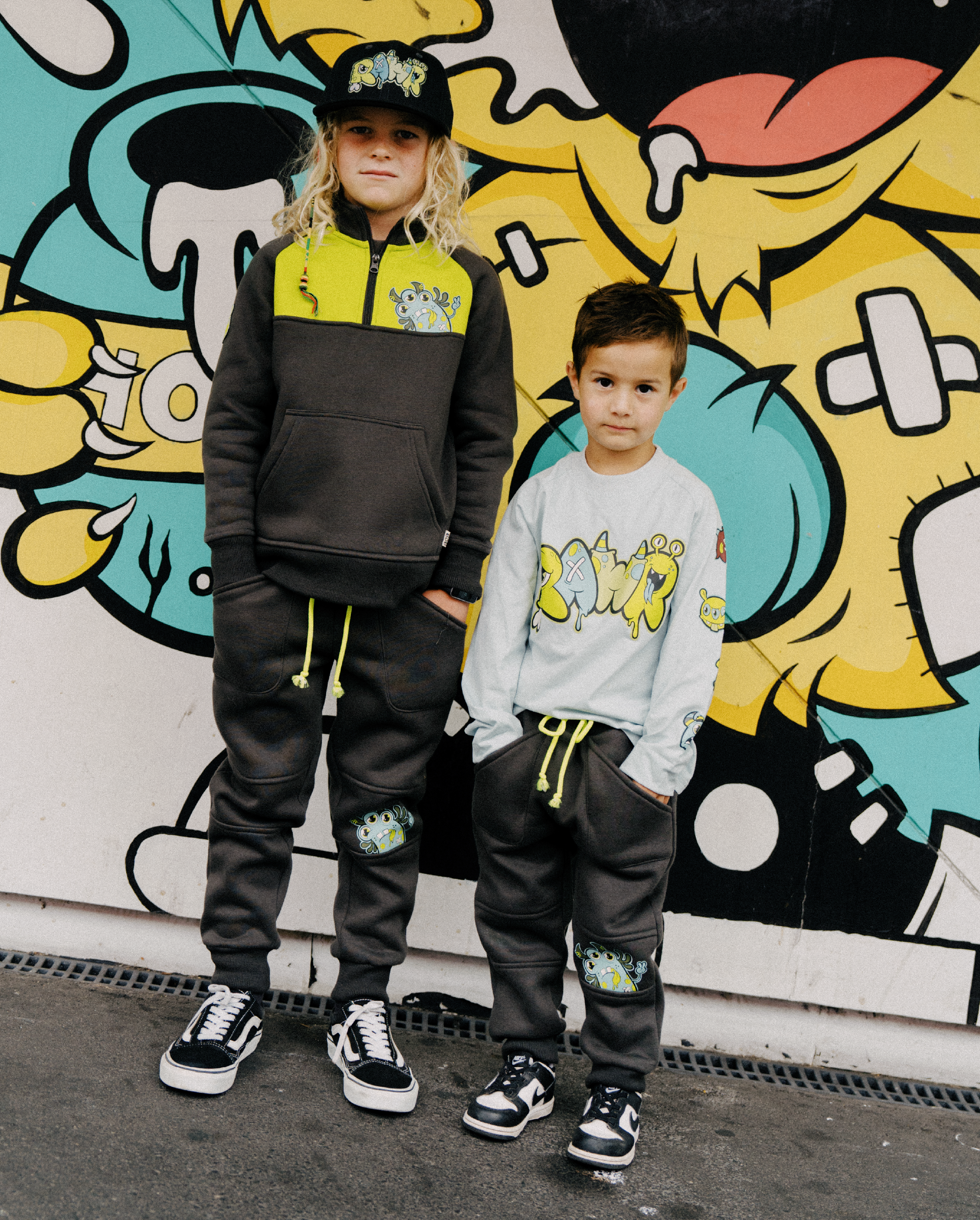 BAND OF BOYS | Charcoal Monster Track Pants