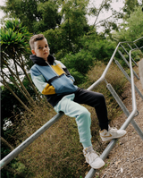 BAND OF BOYS | Colour Block Harlequin Hood