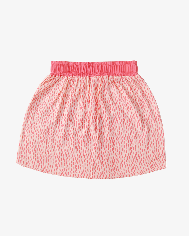 THE GIRL CLUB | Coral Lollipop Muslin Skirt