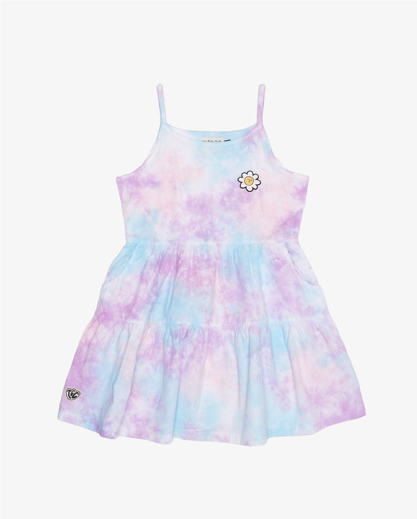 TGC SAMPLE | Dress Poplin Cotton Summer Play Lavender Tie-Dye (SAMPLE), Size 8