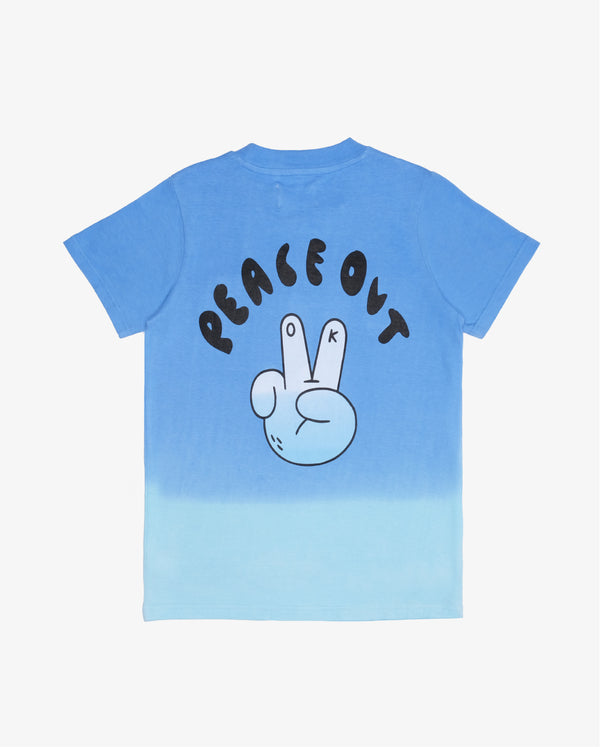 BOB SAMPLE | Peace Out Dip Dye Tee (SECOND), Size 4