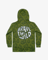 BAND OF BOYS | Forest on Repeat Zip Hood
