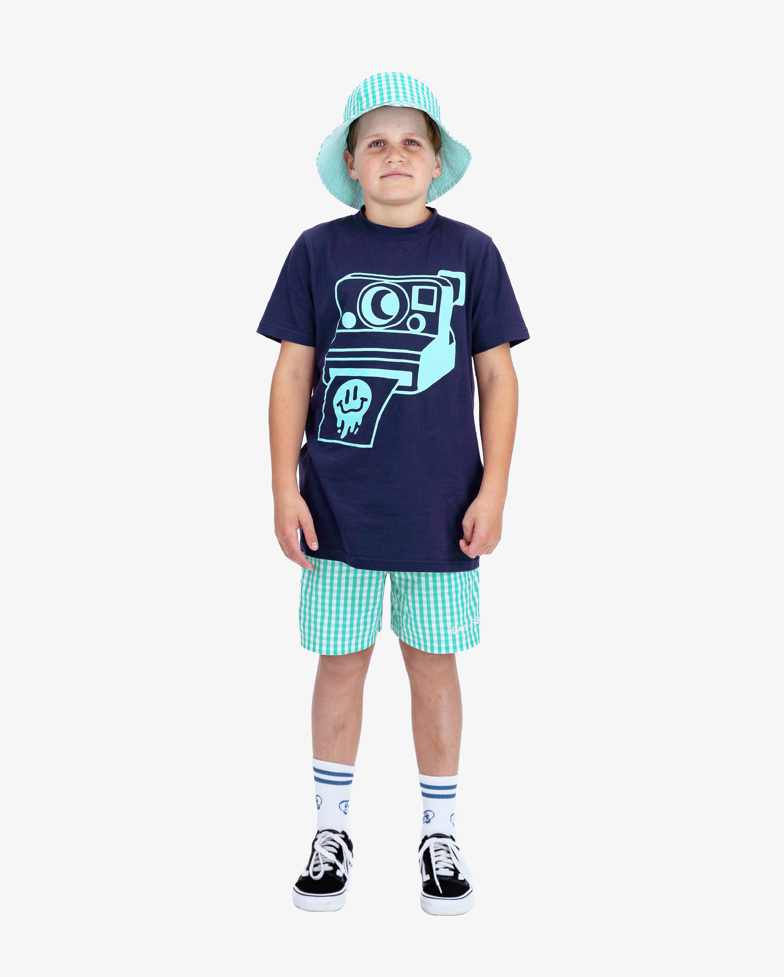 Gingham bucket hat sales