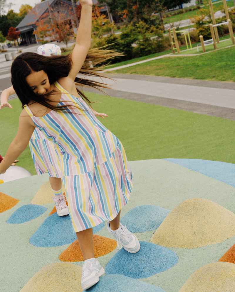 THE GIRL CLUB | Summer Stripe Ice Cream Dress