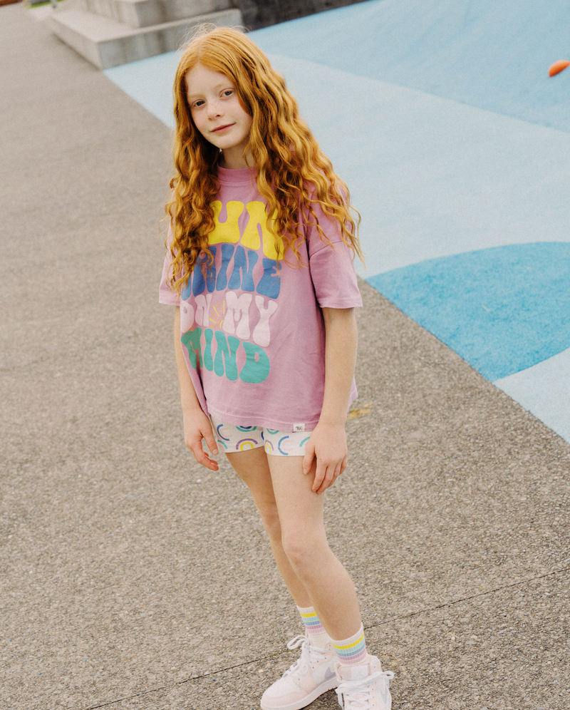 THE GIRL CLUB | Lilac Sunshine Relaxed Tee