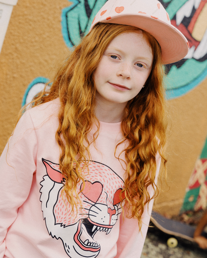 THE GIRL CLUB | Pink Leopard Heart Crew