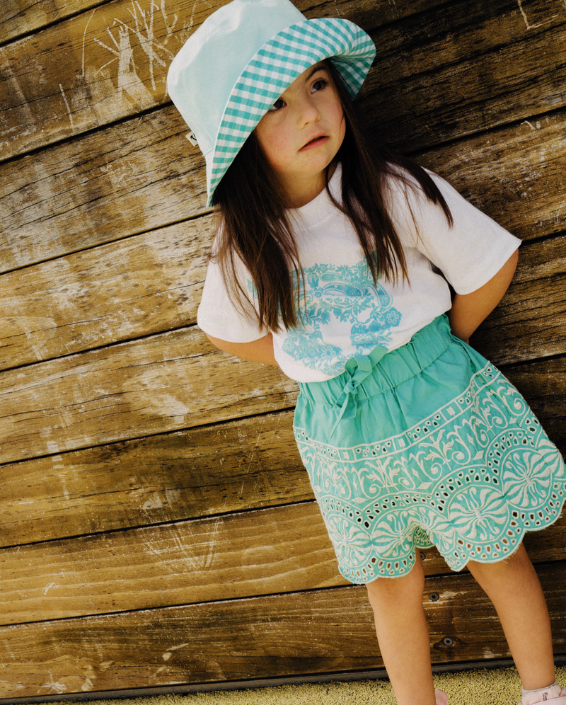 THE GIRL CLUB | White Lace Tiger Tee