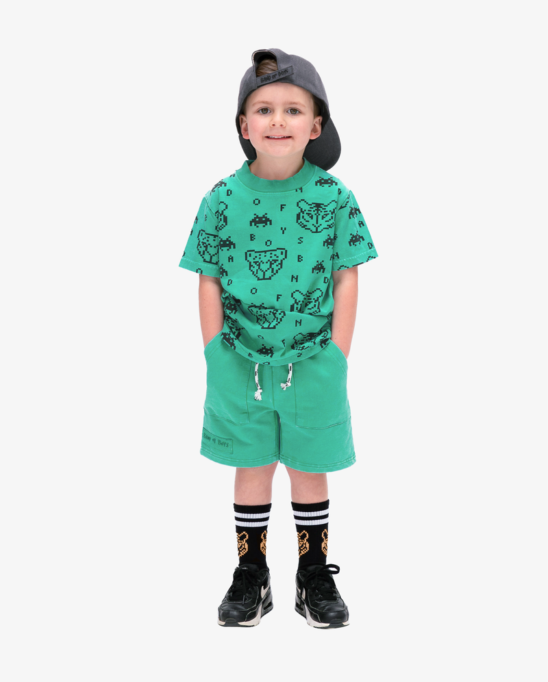 BAND OF BOYS | Green BOB Shorts