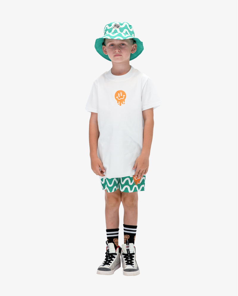 BAND OF BOYS | Green Squiggle Shorts