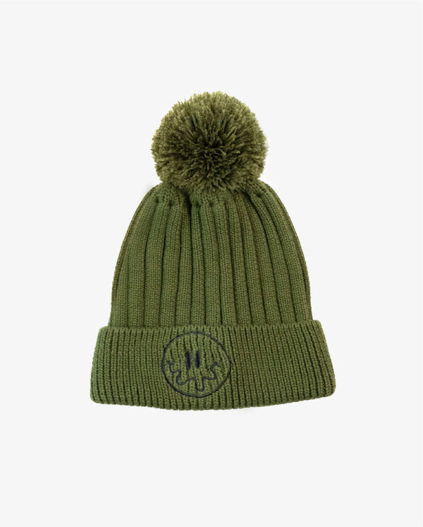 THE COLLECTIBLES | Green Squiggle Smile Beanie