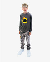 BAND OF BOYS | Grey Marle Flame Guy Tee