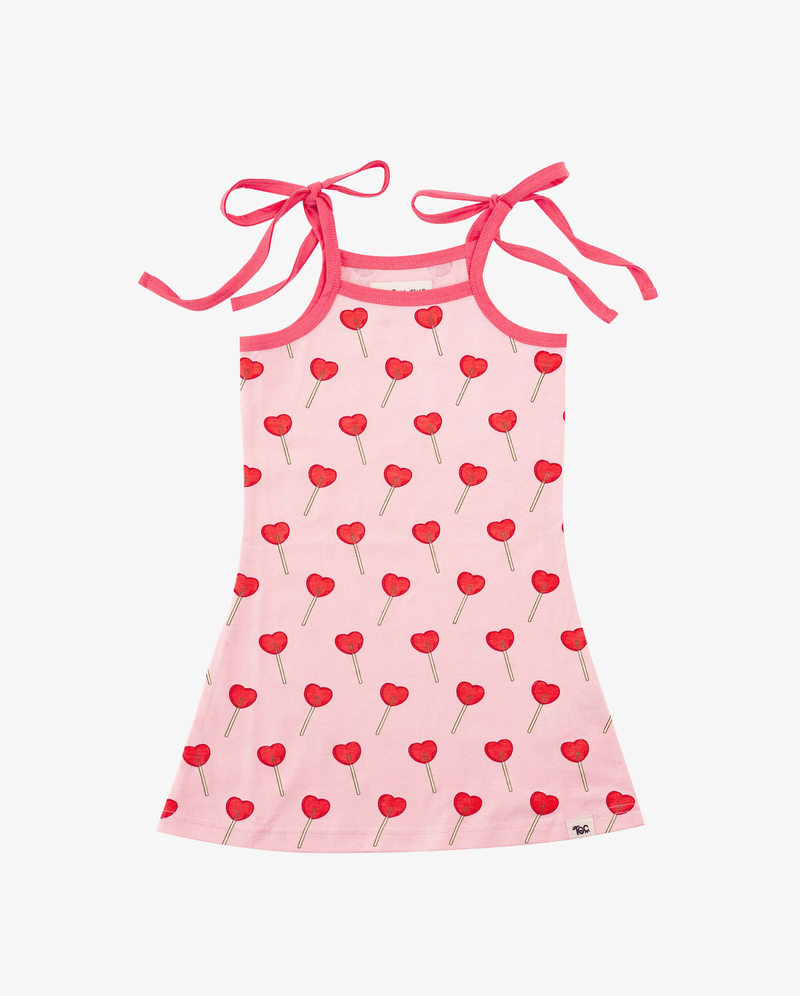 THE GIRL CLUB | Hearts on Repeat String Dress (seconds)