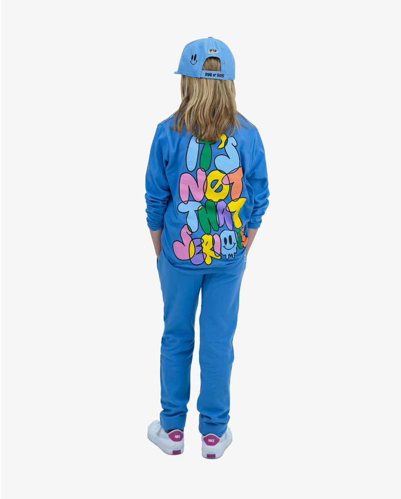 BOB+TGC | Blue It's Not That Serious Tee