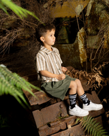 Band of boys khaki green cotton twill shorts