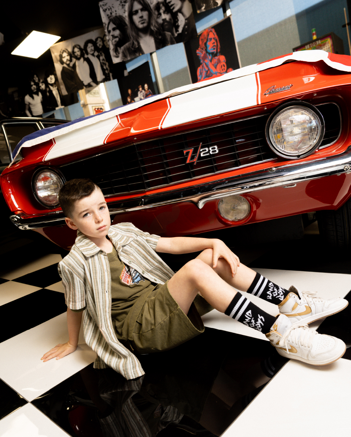 Band of Boys khaki green shorts