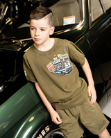 Band of Boys khaki green shorts