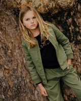 THE GIRL CLUB | Khaki Fox Bomber Jacket