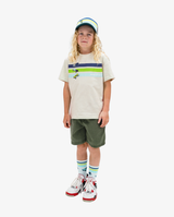 Band of boys khaki green cotton twill shorts