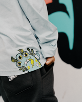 BAND OF BOYS | Light Blue Rawr LS Tee