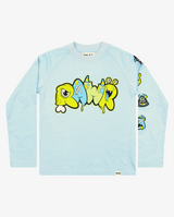 BAND OF BOYS | Light Blue Rawr LS Tee