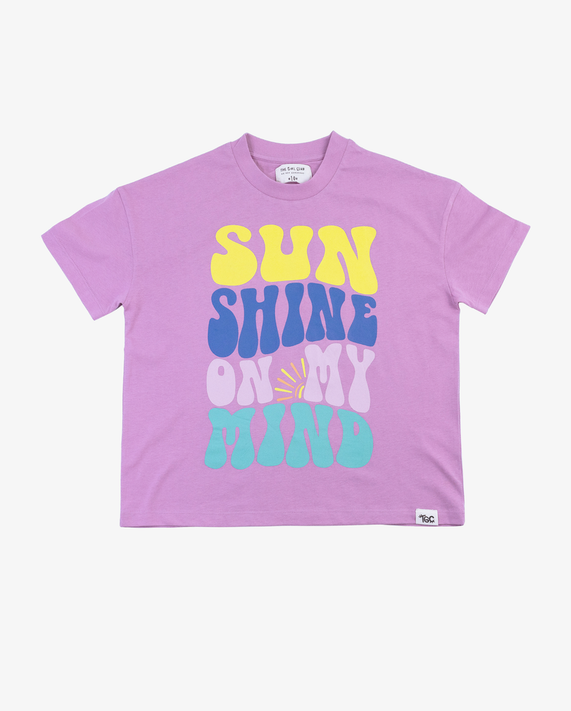 THE GIRL CLUB | Lilac Sunshine Relaxed Tee