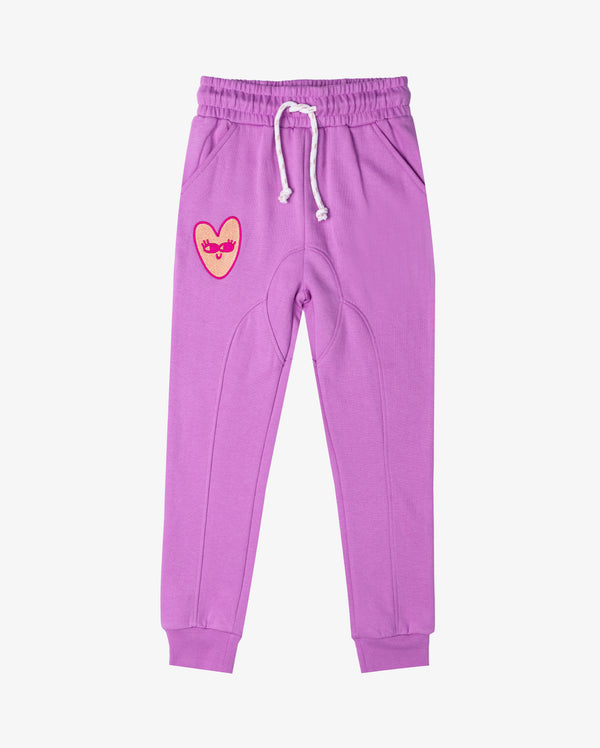 THE GIRL CLUB | Lilac Happy Heart Joggers