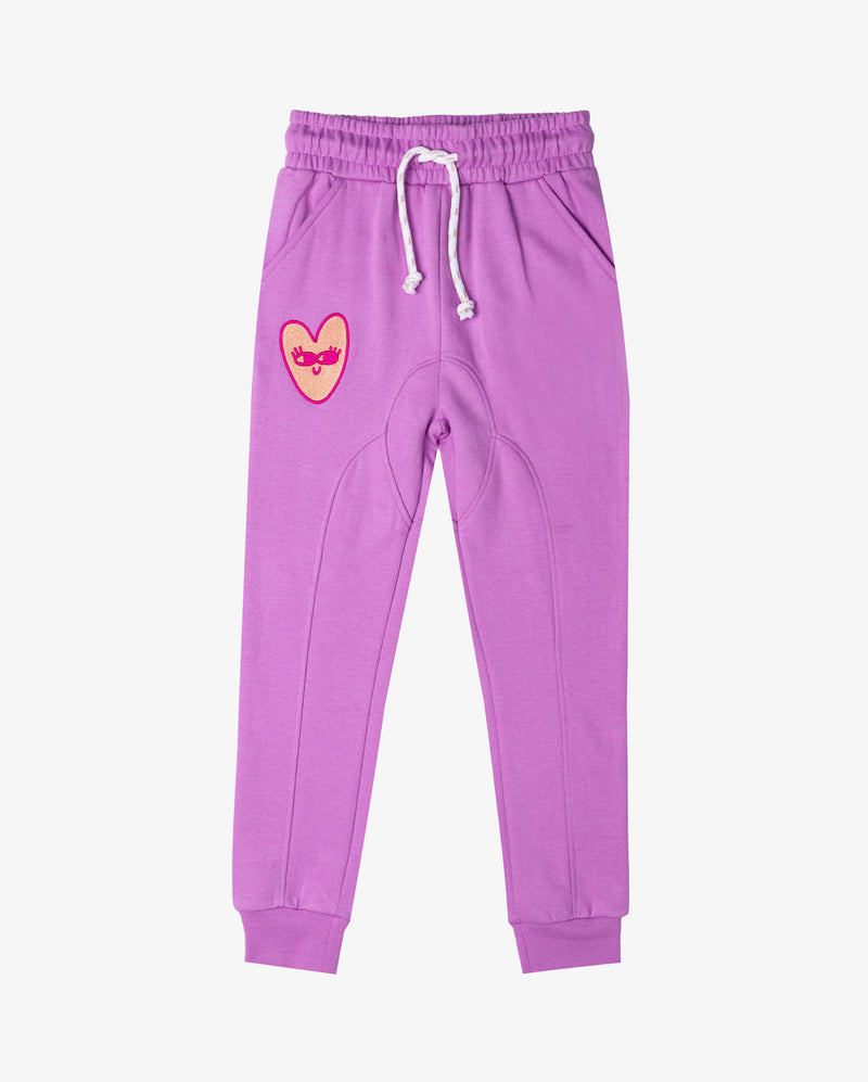 THE GIRL CLUB | Lilac Happy Heart Joggers