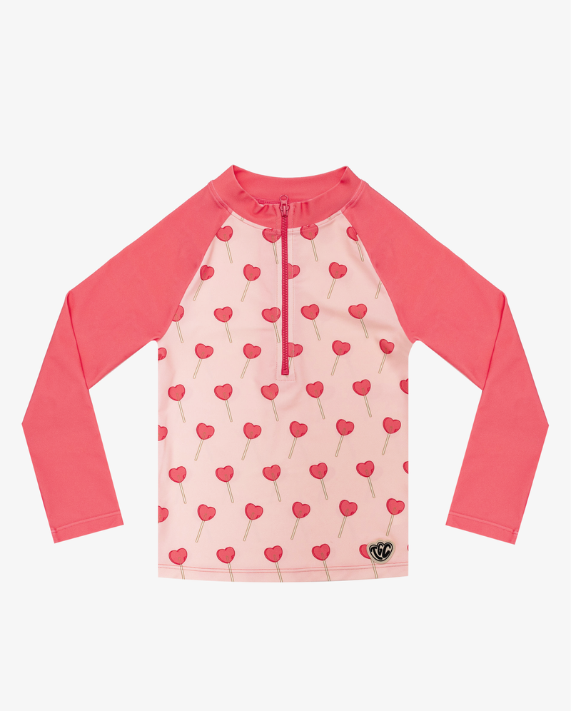 THE GIRL CLUB | Lollipop Long Sleeve Rash Shirt Set