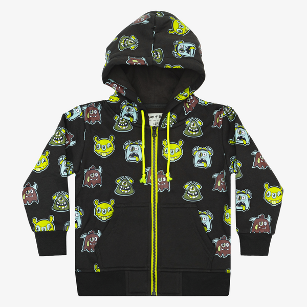 数原龍友　NPNG Patch Boa Zip Hoodie 数原龍友 NPNG Patch Boa Zip Hoodie Logo Black Zip Hoodie Red