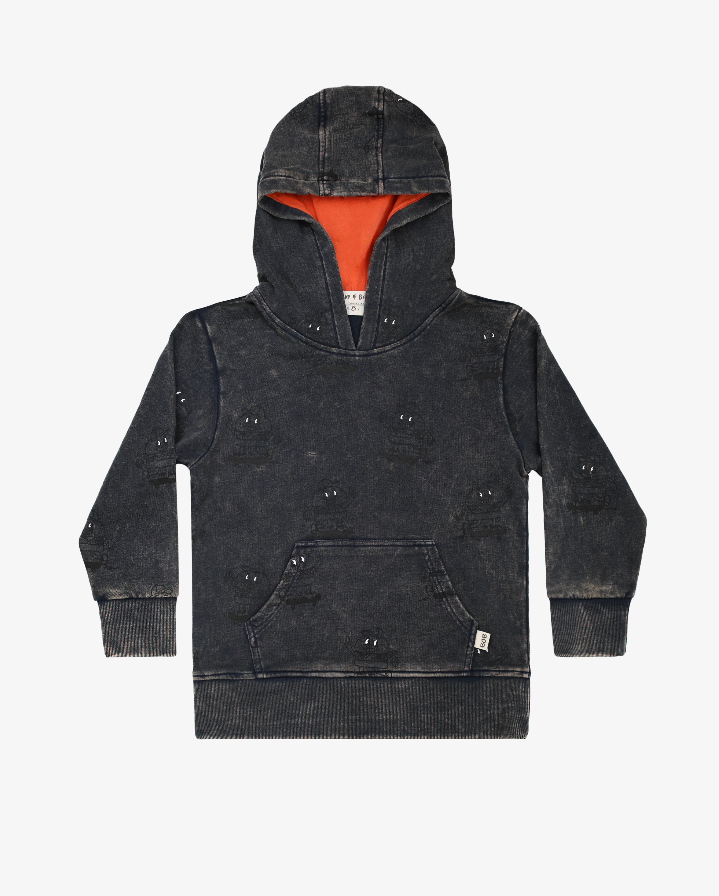BAND OF BOYS | Navy Wash Burger Repeat Hood