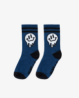 THE COLLECTIBLES | Navy Drippy Smile Socks