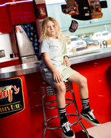 Band of Boys ombre blue green dip dye shorts