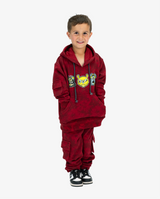 BAND OF BOYS | Red Cargo Track Pants