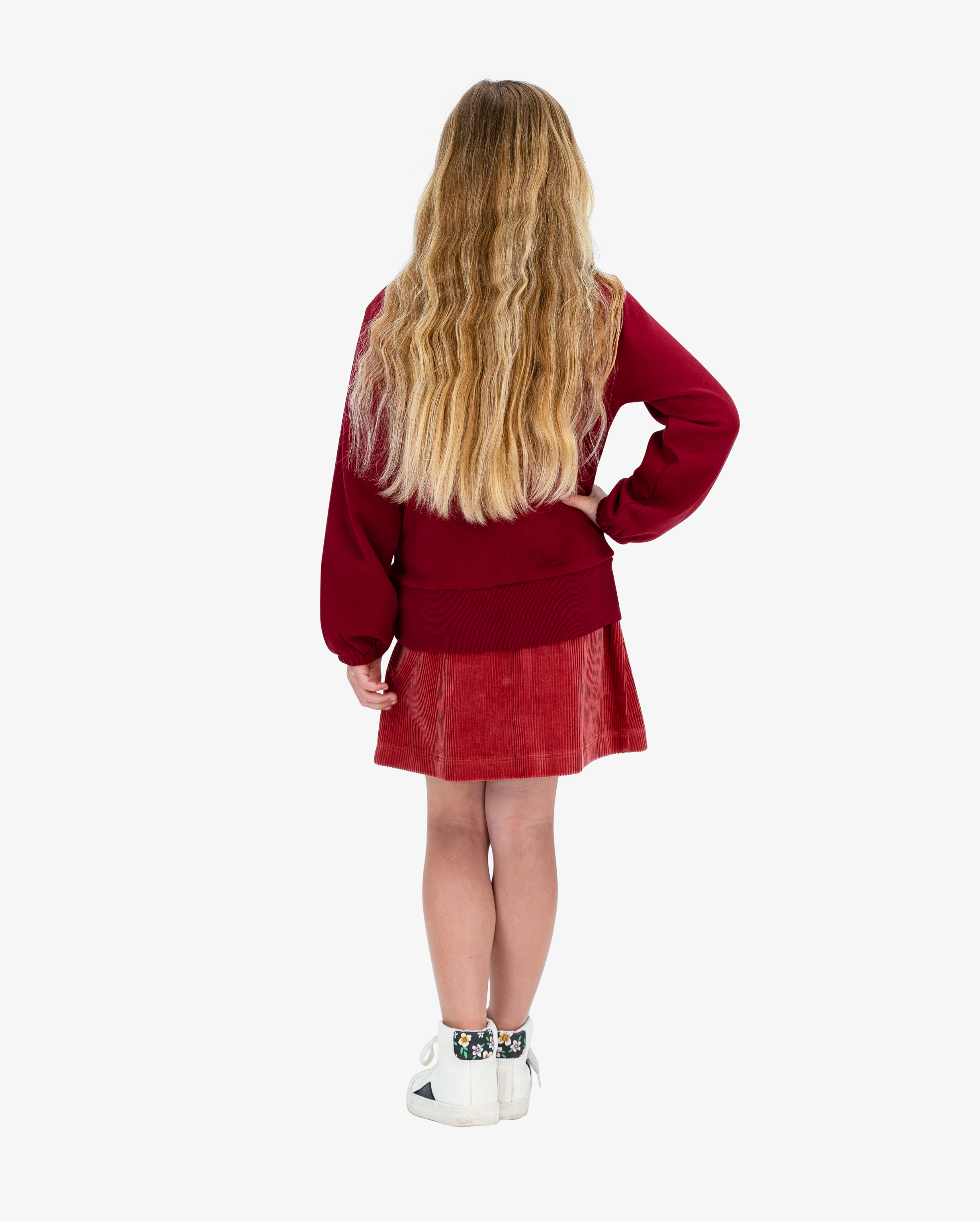 THE GIRL CLUB | Rhubarb Corduroy Skirt
