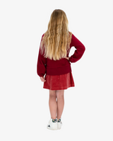 THE GIRL CLUB | Rhubarb Corduroy Skirt