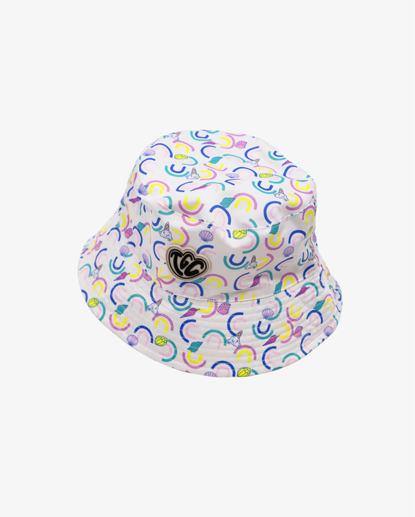 THE COLLECTIBLES | Rainbow Stripe Reversible Bucket Hat