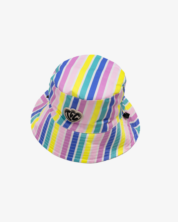 THE COLLECTIBLES | Rainbow Stripe Reversible Bucket Hat