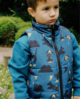 BAND OF BOYS | Raining Cats + Dogs Reversible Puffer Vest