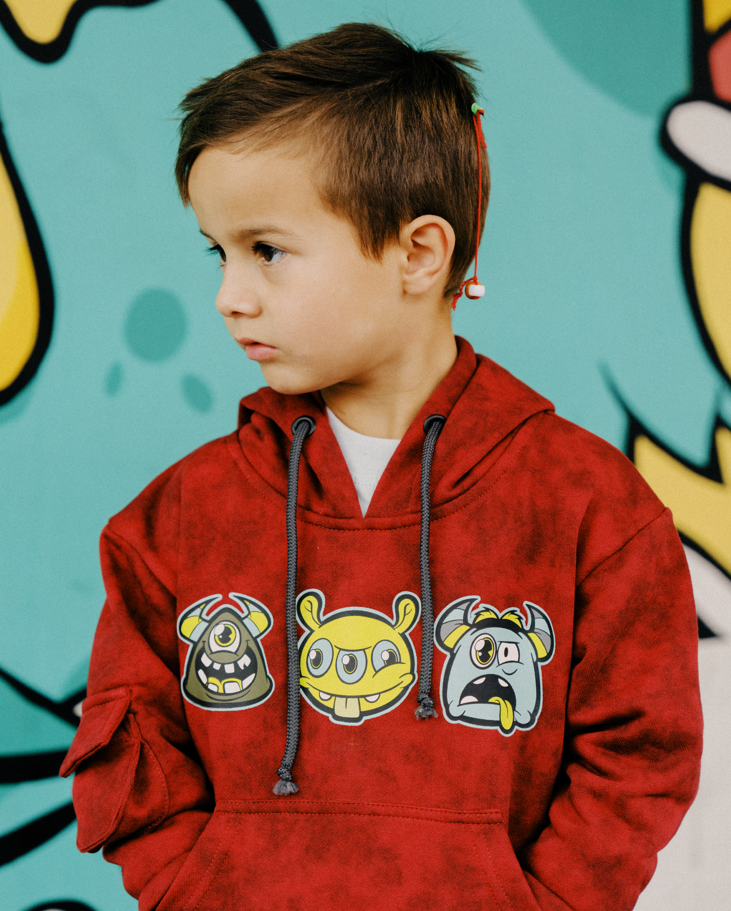 BAND OF BOYS | Red Monster Hood