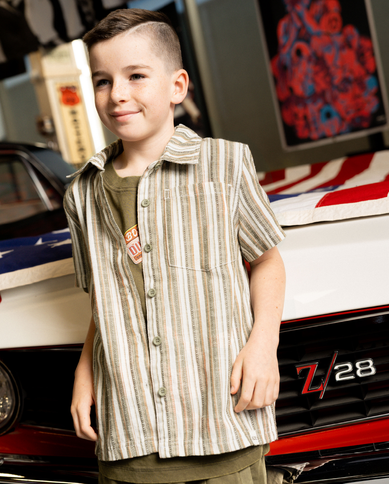 BAND OF BOYS | Retro Stripe Shirt