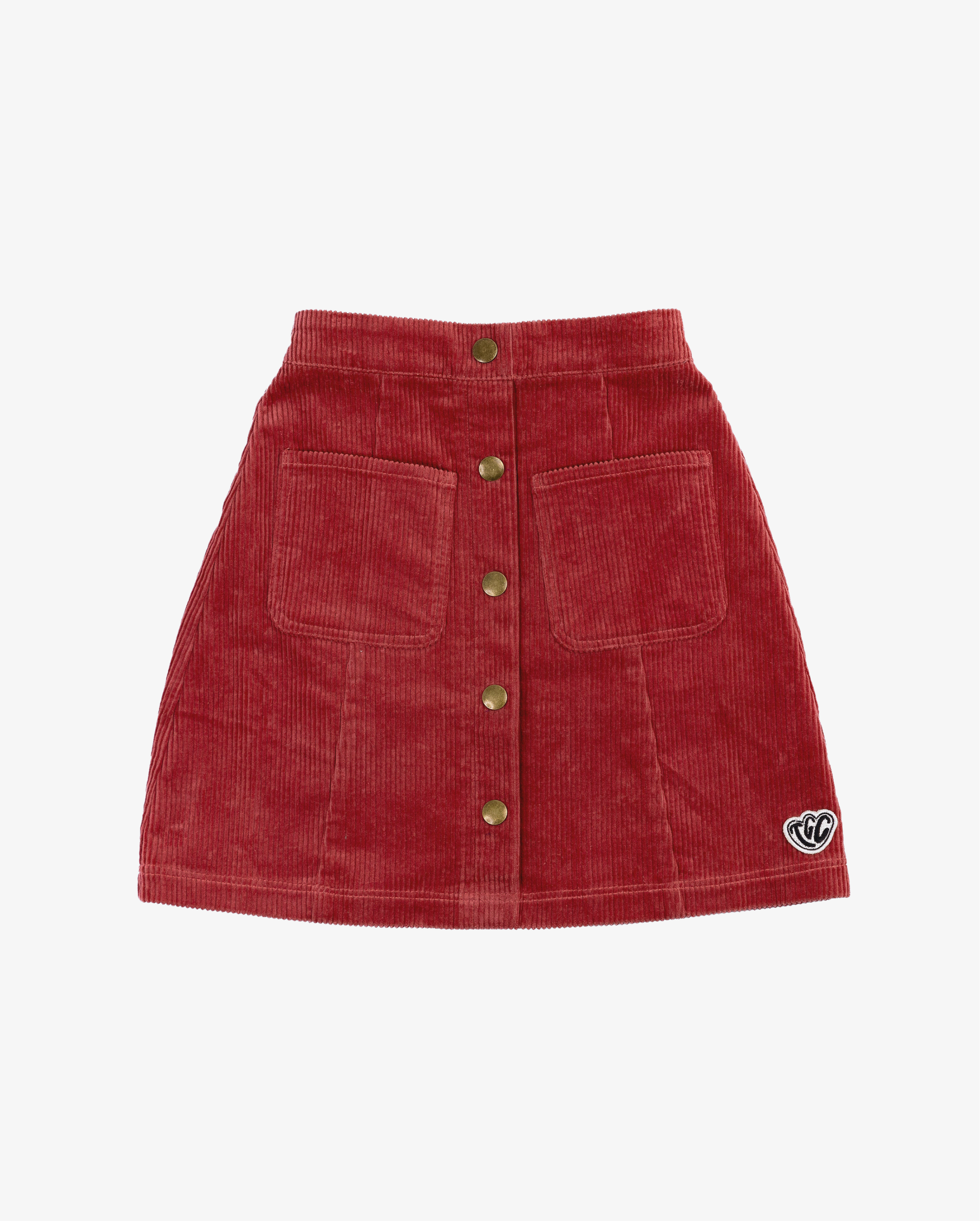 THE GIRL CLUB | Rhubarb Corduroy Skirt