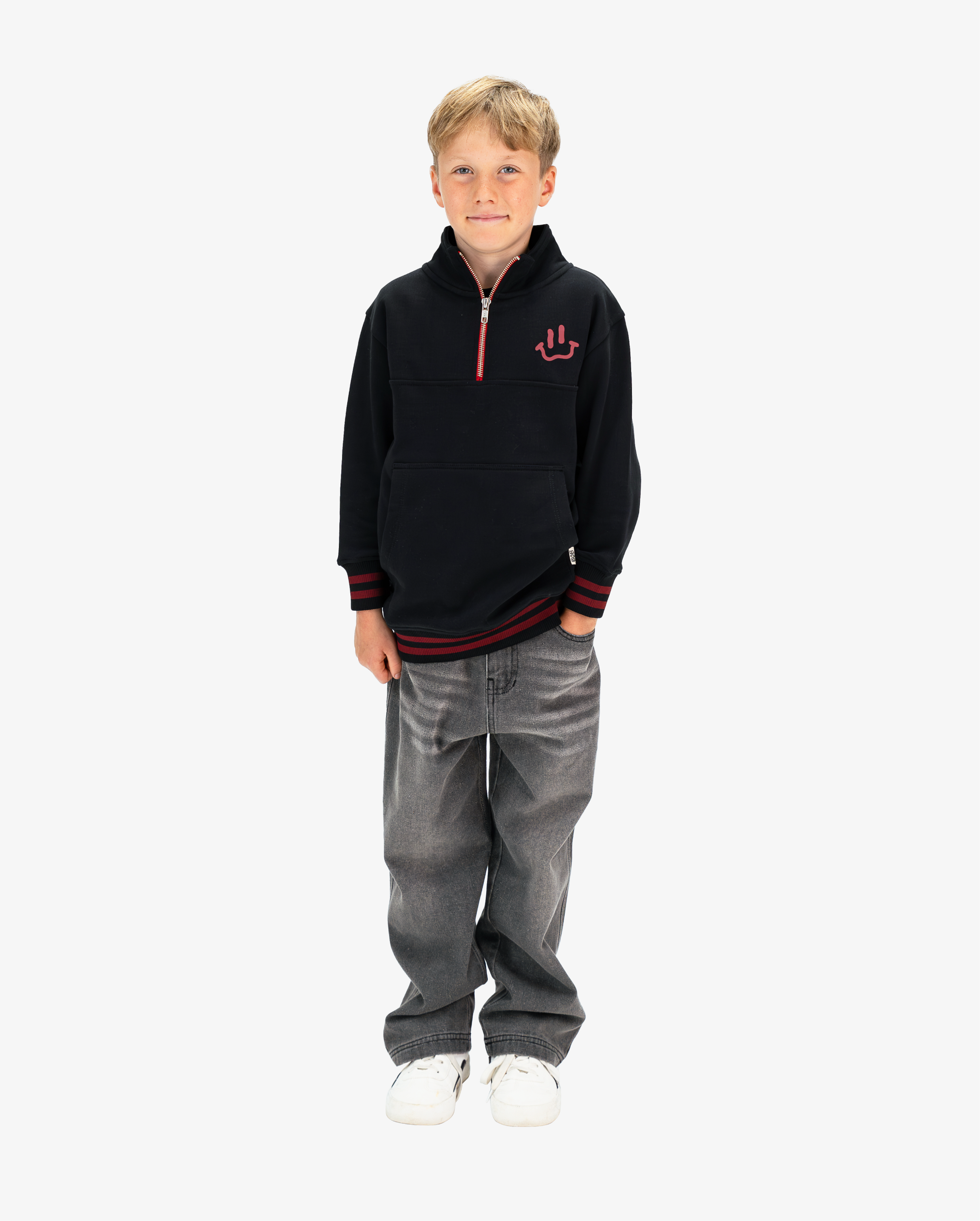 BAND OF BOYS | Stay Chill Quarter-Zip Crew