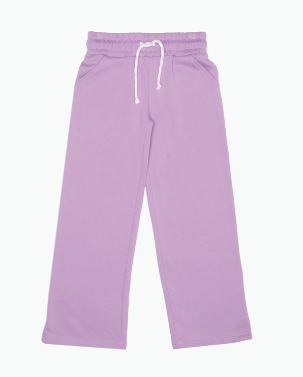 TGC SAMPLE | Lilac Wide Leg Fleece Lounge Pants (SECOND), Size 16