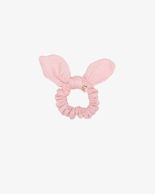 THE COLLECTIBLES | Pink Rib Mini Bow Scrunchie