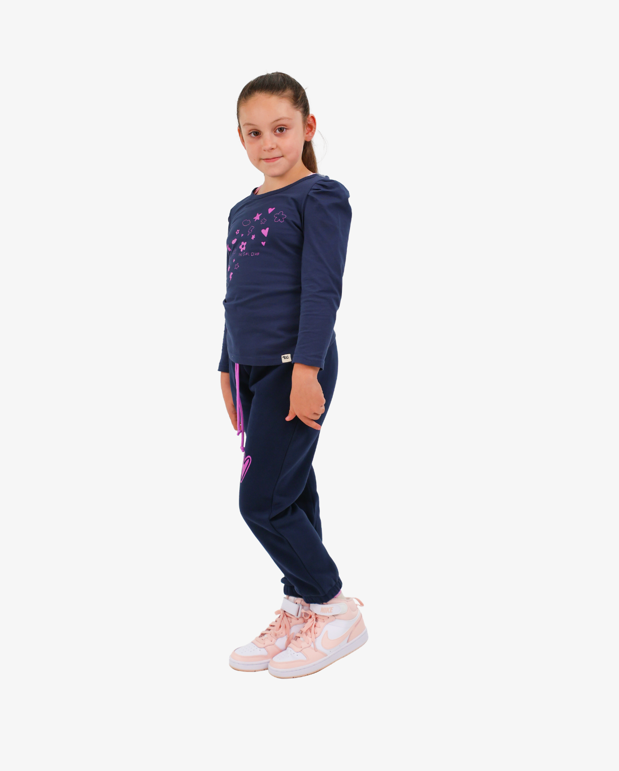THE GIRL CLUB | Navy Icons Tee