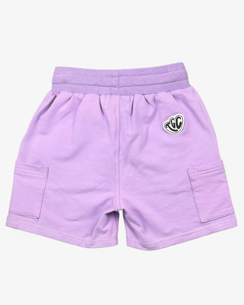 THE GIRL CLUB | Purple Relaxed Shorts
