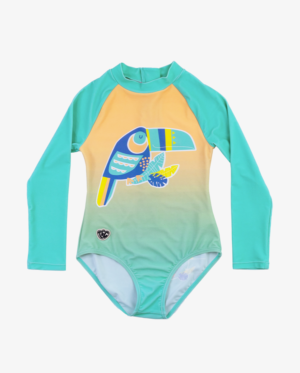 THE GIRL CLUB | Toucan Long Sleeve Swimsuit