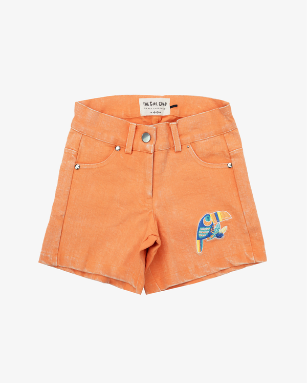 THE GIRL CLUB | Toucan Resort Denim Shorts